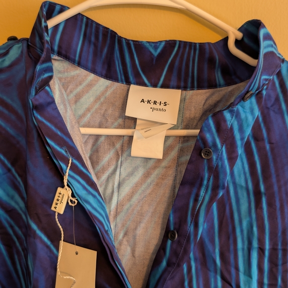 Akris Punto Dresses & Skirts - Akris Punto Blue Striped Dress